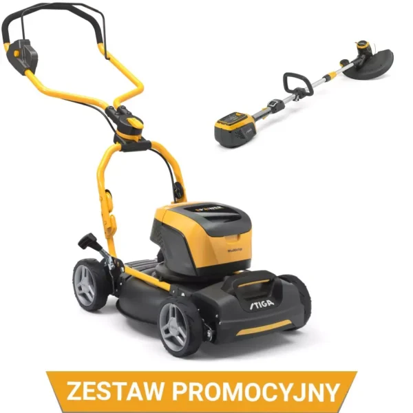 Zestaw promocyjny kosiarka akumulatorowa Multiclip 547e + podcinarka GT 500e