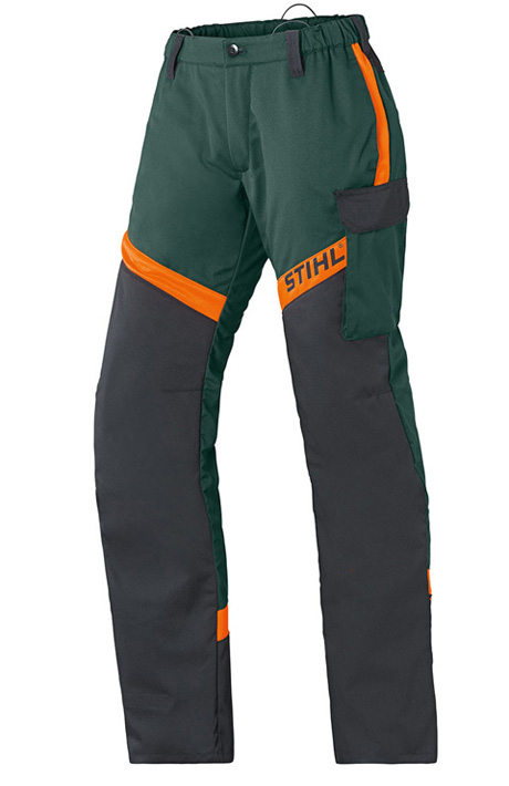 Spodnie ochronne Stihl Protect FS do pracy z kosą mechaniczną 1