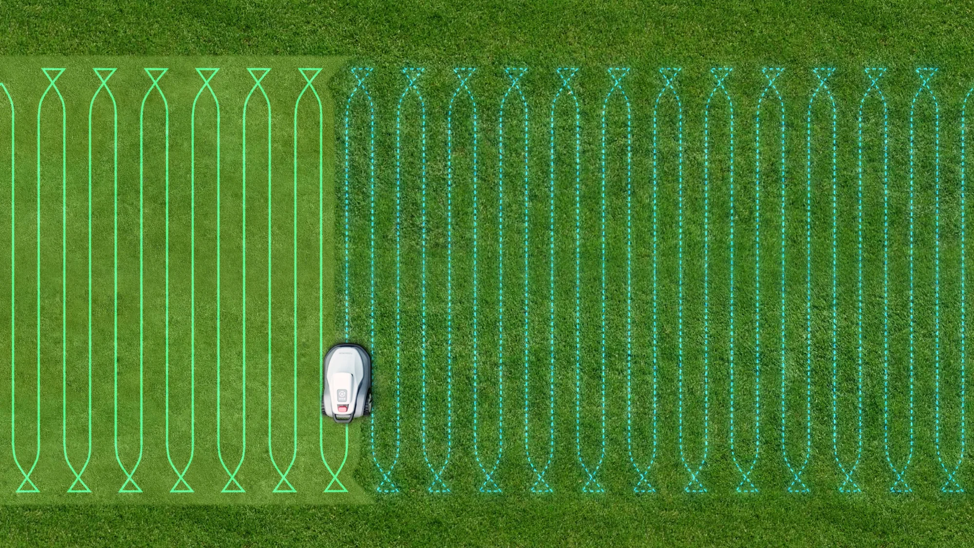 Terramow V1000 inteligentny wzór koszenia trawnika