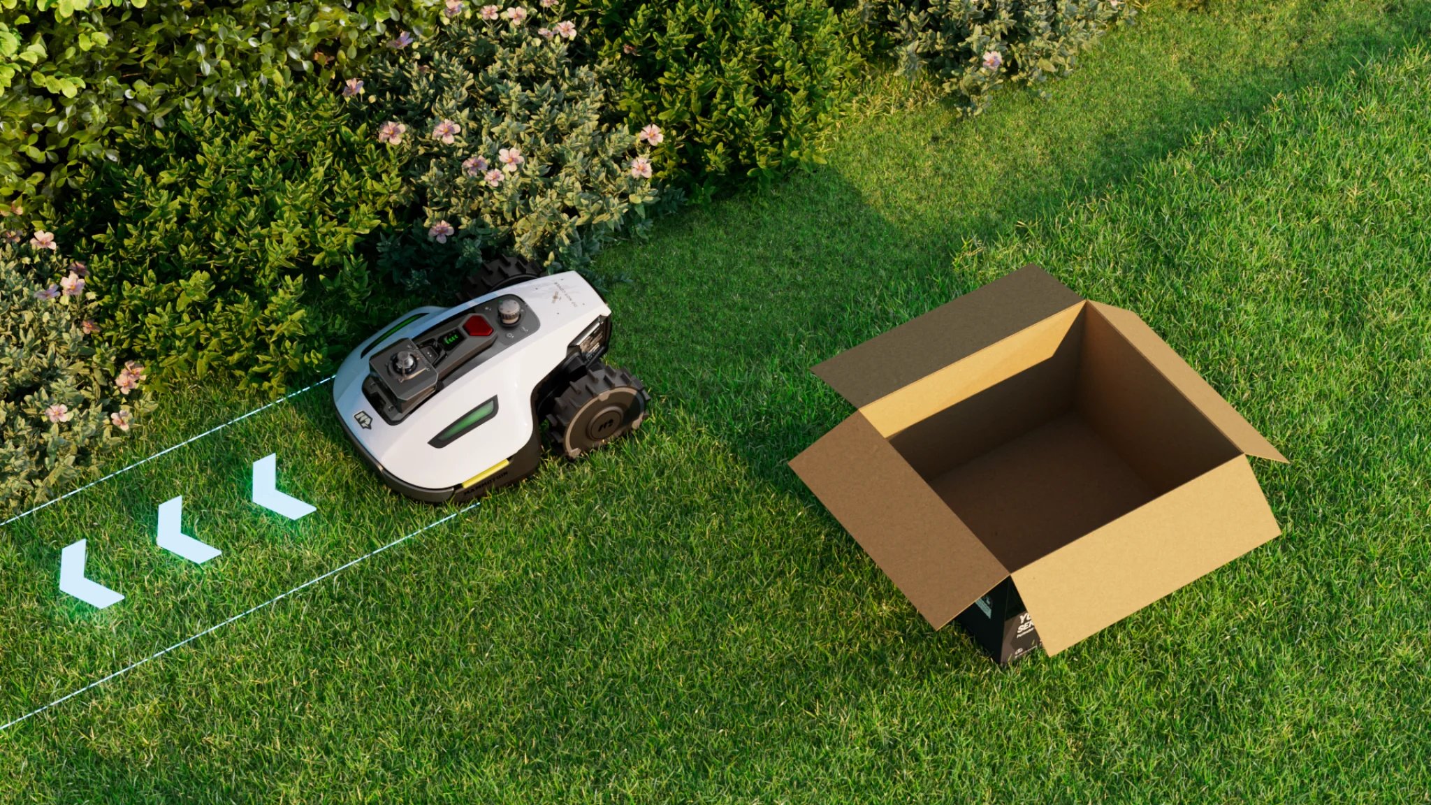 Funkcja DropMow robot koszący bez mapowania Yuka Mini 2