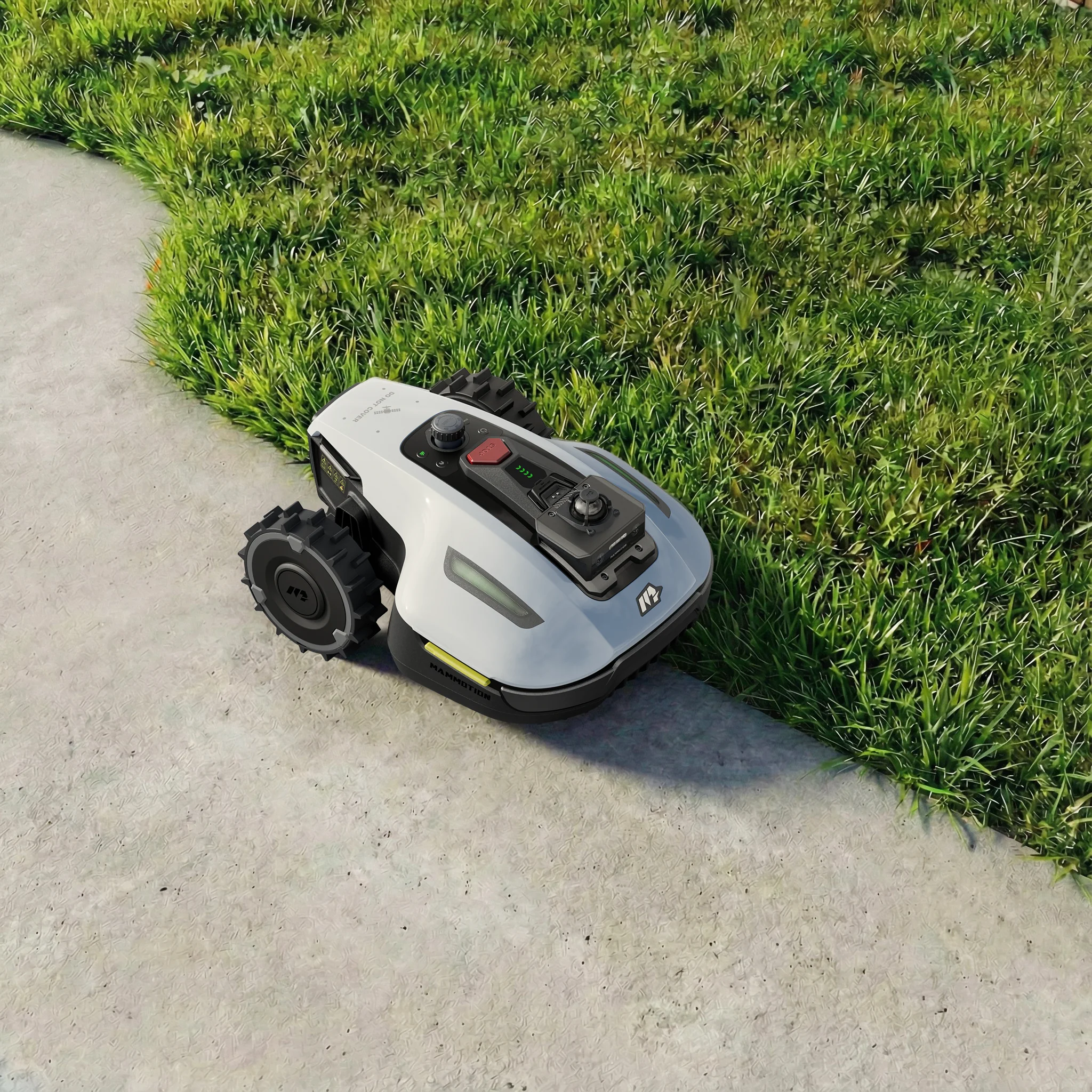 Koszenie krawędzi robot koszący Yuka Mini 2