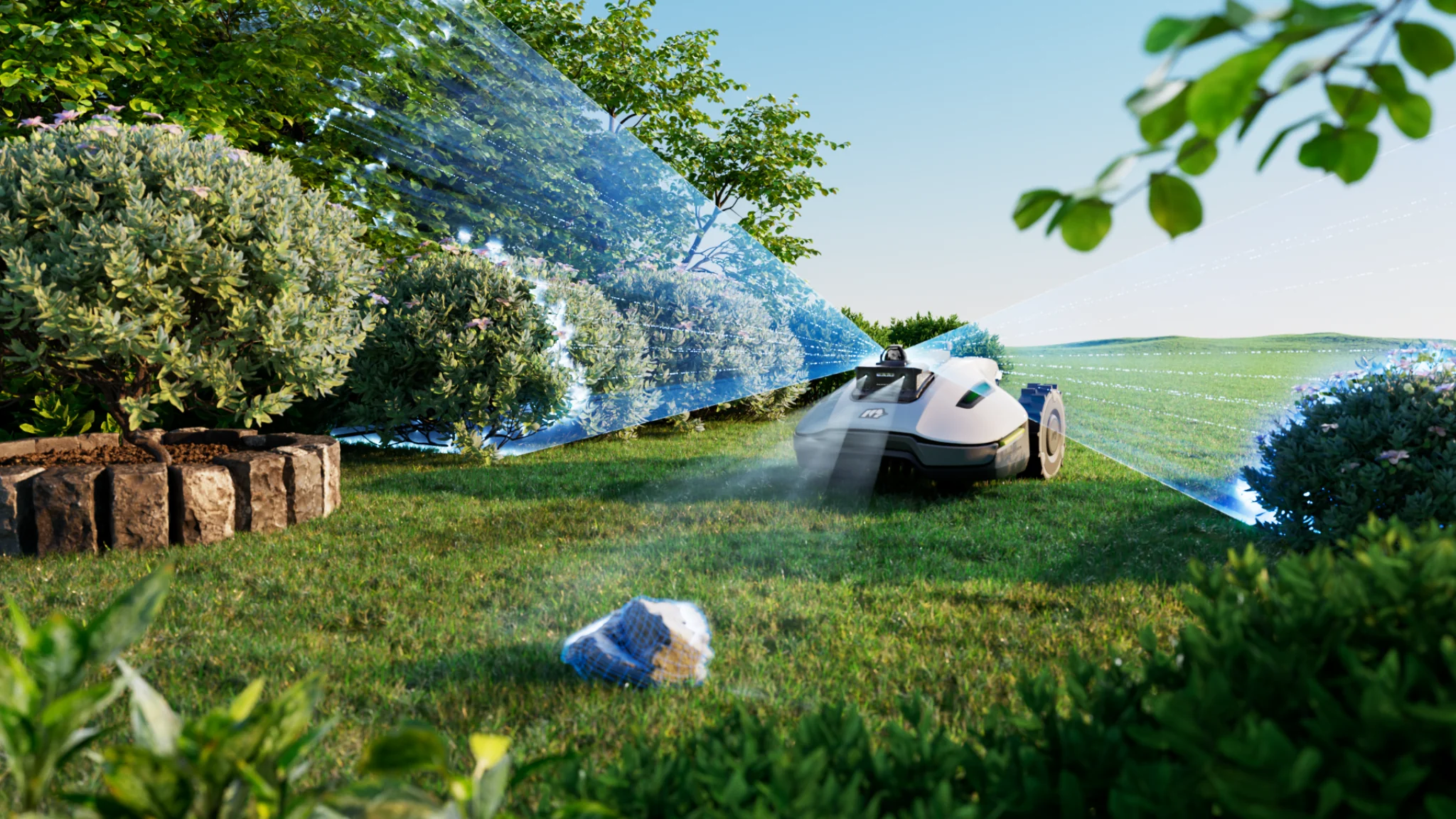 Robot koszący Yuka Mini 2 z systemem LiDAR 360 stopni wykrywanie przeszkód